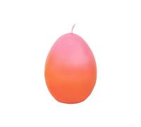 Vela en forma de huevo rosa y naranja degradado, regalo ideal de cumpleaños o día de la madre o para decoraciones de Pascua y primavera, sin perfume, 10 horas de combustión, embalaje ecológico,