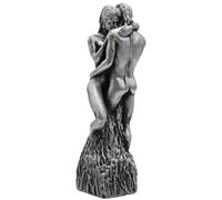 Vela en Forma de Pareja, Color Plata, tamaño Aprox. 5 x 5 x 25 cm