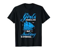Vela Eterna Cita Náutica Niñas Ven Go Barco Humor Camiseta