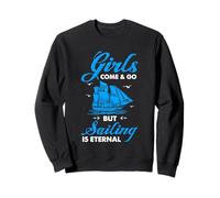 Vela Eterna Cita Náutica Niñas Ven Go Barco Humor Sudadera