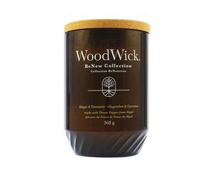 Vela grande WoodWick ReNew Ginger & Turmeric 368 g