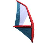 Vela inflable para kitesurf, windsurf y lámina de alas, compacta, de grado profesional para surf, esquí en la nieve y juegos acuáticos