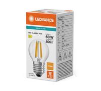 Vela LED clásica P 60 Filamento P 5,9W 827 Transpa 4099854468476