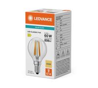 Vela LED clásica P 60 filamento V 5,9 W 830 transp 4099854482342