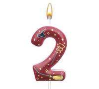 Vela Mágica Cumpleaños Mago, Temática Mágica Velas Cumpleaños Numeros Adorno para Tarta Artículos Fiestas de Mago Mágico para Niños Niñas Regalos de Fiesta (2)