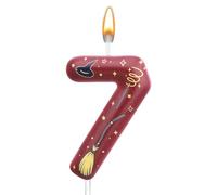 Vela Mágica Cumpleaños Mago, Temática Mágica Velas Cumpleaños Numeros Adorno para Tarta Artículos Fiestas de Mago Mágico para Niños Niñas Regalos de Fiesta (7)