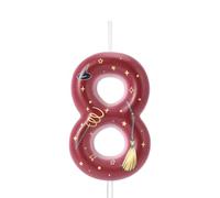 Vela Mágica Cumpleaños Mago, Temática Mágica Velas Cumpleaños Numeros Adorno para Tarta Artículos Fiestas de Mago Mágico para Niños Niñas Regalos de Fiesta (8)