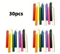 Vela Mágica Multicolor Mini de 4 pulgadas, Adecuada para Decoración del Hogar, Decoración de Cocina y Decoración de , 10/20/30pcs