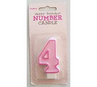 VELA NUMERO 4 ROSA