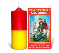 Vela Oración San Jorge petición vela para santos promesa velón ritual peticiones