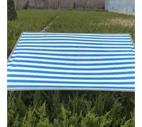 Vela Parasol Rectangular de 1,83 M X 3 M for Exteriores, con Protección UV, Ideal for Porche, Terraza, Jardín, Pérgola, con Rayas Azules y Blancas.(13x13ft/4x4m)