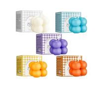 Vela perfumada Bubble Cube,5 velas votivas perfumadas,Vela mágica de soja hecha a mano para la ansiedad,favorece el sueño,alivia el estrés,relajación/Regalos de cumpleaños para mujeres(A)