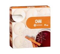 Vela perfumada Chai Bosque Verde pequeña Caja 18 velas Pack 2