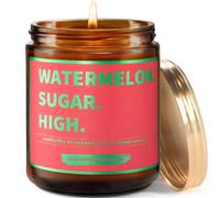 Vela perfumada con azcar de sanda - Huele a fresas en una tarde de verano - Regalos de Harry Styles - Merchandising de Harry - Idea de regalo d