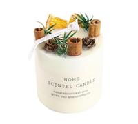 Vela Perfumada Con Cubierta De Cristal Y Flores Secas, Juego De Regalos Para Mujeres, Cumpleaños, San Valentín, Aniversario(Tentación de fruta rosa)