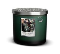 Vela perfumada con elipse de 2 mechas, 220 g-40 h, modelo árbol de Navidad (pino y cedro) - Heart & Home