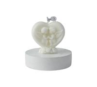 Vela perfumada con forma de corazón de ángel con soja para aromaterapia en el hogar, decoración de mesa cargada de velas, decoración del hogar para mujeres y hombres, regalo de aromaterapia