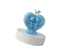 Vela perfumada con forma de corazón de ángel con soja para aromaterapia en el hogar, decoración de mesa cargada de velas, decoración del hogar para mujeres y hombres, regalo de aromaterapia