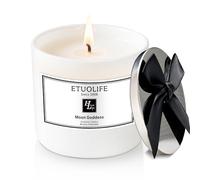 Vela Perfumada con Vela Vidrio,Regalo de Vela Para Hombres y Mujeres,Vela Aromática Para Casa,Cera de Soja Natural,68h Combustión,Adecuado Para la Fiesta de Año Nuevo, El Cumpleaños de San Valentín