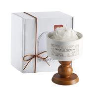 Vela perfumada creativa - Aromaterapia hecha a mano, fragancia decorativa de cerámica para el hogar, de combustión lenta de larga duración, diseño único de flores, velas perfumadas para rellenar