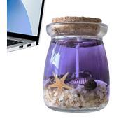 Vela perfumada de gel, luz decorativa de fragancia, inspirado en el mar con hierba de playa, flores silvestres, niebla , accesorio de relajación, vela de ambiente cómodo para elegancia del