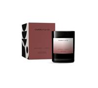 Vela perfumada de lujo Candly&Co n.° 5 Bergamota - Neroli / 100% soja/Vidrio ahumado/Mecha de algodón / 250 g/Bergamota, neroli, menta, té verde, pino, pimienta/Hecha a mano en la UE