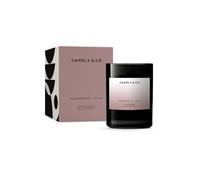 Vela perfumada de lujo Candly&Co n.°7 Frambuesas - Rosa/ 100% soja/Vidrio ahumado/Mecha de algodón/ 250g/ Frambuesas, rosa, granada, vainilla cremosa, flor de cerezo, almizcle/Hecha a mano en la UE