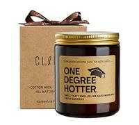 Vela perfumada de romero, naranja y salvia, vela más caliente de un grado, regalo de graduación para él o ella