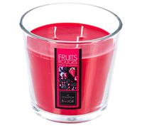 Vela perfumada en copa de fruta roja D13.5