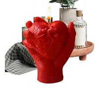 Vela perfumada en forma de corazón - Decoración del día de San Valentín, fragancia de larga duración | relajante, los nervios, idea creativa de regalo personalizada para parejas, ocasione