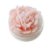 Vela perfumada en forma de flor de rosa hecha a mano con aroma de cera de soja, vela decorativa para mesa, accesorio para fotos, regalo de cumpleaños, perfecto para meditación, aumento del estrés,