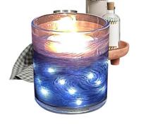 Vela Perfumada En Tarro - Vela Decorativa De Noche Estrellada, Aromática A Granel, Elegante Soporte De Vidrio, Ambiente Relajante Para El Hogar | Inauguración de una casa, oficina, dormit