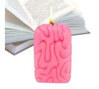 Vela perfumada, vela de aromaterapia, vela perfumada de Halloween en forma de cerebro divertida, vela decorativa antiestrés de larga duración, para mesa, oficina, Gag, amigos