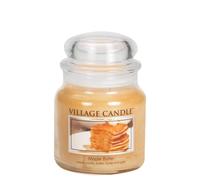 Vela perfumada Village Candle Maple Butter de 16 oz en frasco de vidrio con notas de arce, vainilla, mantequilla, miel y az car con mecha doble m