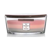 Vela perfumada Woodwick Ellipse Shoreline Trilogy, 473 ml | Hasta 50 horas de duraci n, multicolor, 3 porciones