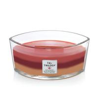 Vela perfumada Woodwick Ellipse Trilogy Autumn Harvest, 473 ml | Hasta 50 horas de duraci n