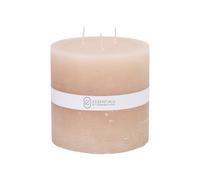 Vela Pilar Beige Ø14x14cm con 75h de combustión