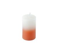 Vela pilar D5 x H8 cm Arty Tie And Dye Blanco y Blush