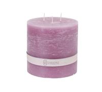 Vela Pilar Morado Ø14x14cm con 75h de combustión