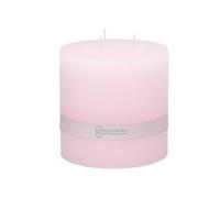 Vela Pilar Rosa Ø14x14cm con 75h de combustión