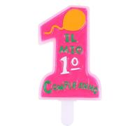 Vela Primer Cumpleaños Rosa
