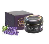 Vela purificante de energía pura - Vela perfumada para meditación de energía positiva | Vela de lata de cera de soja natural, vela para manifestación de fragancias naturales para c