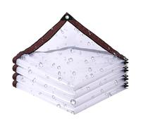 Vela resistente resistente al agua | Transparente 2x6 Metros Sombrilla Resistente a la Lluvia - Plantadora a prueba de viento,para Picnic Coche Camión Jardín Camping Tienda Mochila Viajes