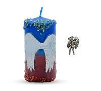 Vela San Miguel Arcángel Protección - Velón RITUALIZADO [HECHO A MANO] - Poderoso Arcángel Miguel para obtener protección y defensa de enemigos y guía espiritual.