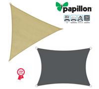 Vela Sombreado Toalla Sombreado Tienda De Sol Triangular Plaza Papillon