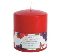 Vela taco perfumada (Ø x Al: 7 x 8 cm, Rojo, Tiempo de combustión aprox.: 35 h, 1 ud., Frutos del bosque)