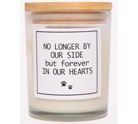 Vela ya no a nuestro lado, pero para siempre en nuestros corazones, regalos conmemorativos para perros para la prdida de perros, regalos de simp