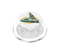 Vela-Yachting Navegando velero Marinero Barco-Catamarán PopSockets PopGrip para MagSafe