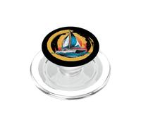 Vela-Yachting Navegando velero Marinero Barco-Catamarán PopSockets PopGrip para MagSafe