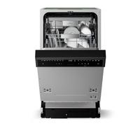 Velaire 45cm 9 Programas Lavavajillas Empotrado Plata